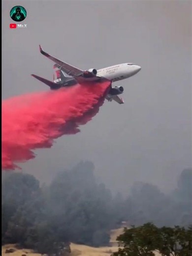 😱It's Aerial Firefighting..!!