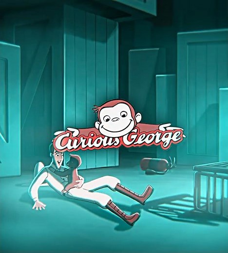 Curious George🙈 was our childhood | #curiousgeorge #upsidedown #childhood #movie #edit #nostalgia