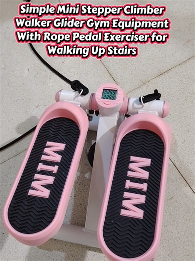 Simple Mini Stepper Ain Climber Stepper Climber Walker Glider Liftable Mute Gym Equipment Artifact With Rope Pedal Exerciser for Walking Up Stairs with Supplier Warranty Portable equipment workout exercise Machine At Home Outdoor Fitness leg #stepper #stepperexcersieworkout #trendingitems #viralproducts #viralvideo