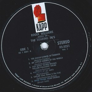 Roger Williams - Songs Of The Soaring '60s Volume 1