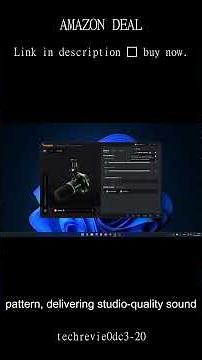 MAONO PD200W Wireless Podcast Microphone with Noise Cancellation for Streaming and Recording