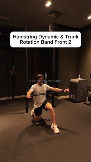 Hamstring Dynamic & Trunk Rotation Band Front 2