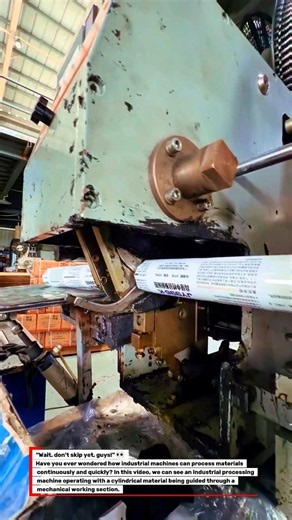 Inside an Industrial Processing Machine! How Automated Material Feeding Works.