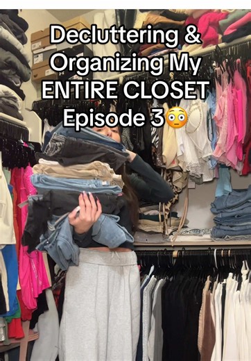 Decluttering My Entire Closet: Episode 3