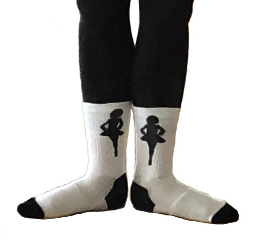 Still fighting that turnout battle? You’re not alone — but Turn Out Socks can help! IDM recommends them for building alignment, confidence, and strong technique. Bonus they make a great fundraiser too! #IrishDance #irishdancing | Irish Dancing Magazine