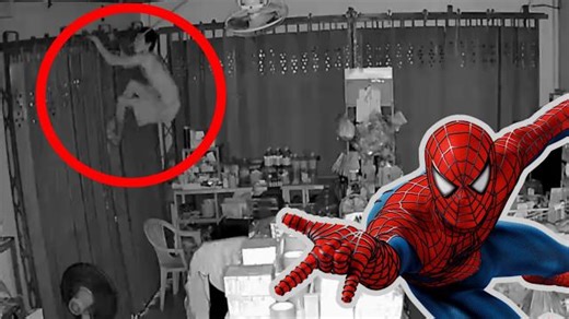 Spider-Man thief escapes through ceiling in stealthy store burglary