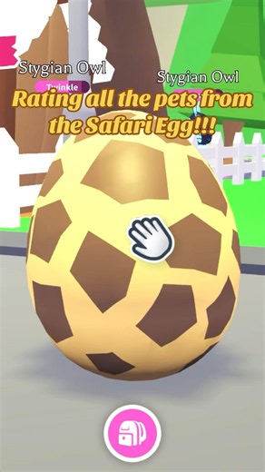 Rating all pets from safari egg!! #roblox #trademe #adoptme #adoptmeroblox #safari #adoptmeupdate