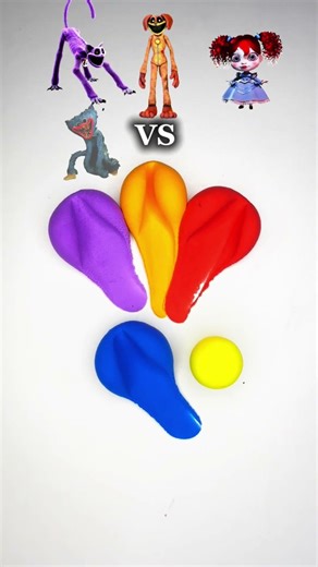 Poppy Playtime Color Mixing #shorts #colormixing #poppyplaytime #huggywuggy #colors #satisfying