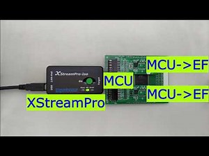 XStreamPro Flash programming ST MCU + dual external flashes (STM32H7A3 + MT25QL128)
