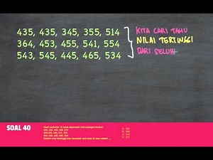 Belajar Statistika (Menentukan Selisih Nilai Tertinggi & Terendah)