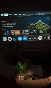 Magcubic Smart Projector 4K Support, Portable Projector with Wifi and Bluetooth, TV Stick Built-in, Auto Focus & Obstacle Avoidance, 650 ANSI, Voice Control, Home Theater Movie Proyector Outdoor