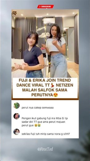 FUJI & ERIKA JOIN TREND DANCE VIRAL TT #cewekcantik #jointrend #trendtiktok