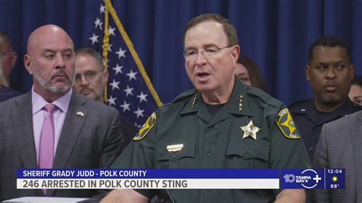 Polk County Sheriff's Office said they arrested over 200 in a human trafficking operation