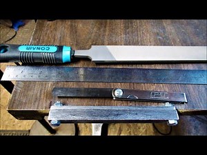 Filing metal to make it flat / level