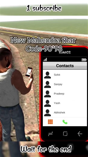 What is MAHENDRA THAR like in 3D bike driving games#indianbikesdriving3dnewtodayupdate #games
