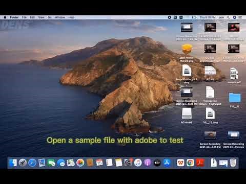 Instructions for Mac only via USB，Jadens thermal shipping label printer