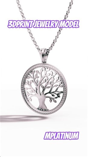Tree of Life Pendant 3Dprint model for Jewellers. #cadjewelry #treeoflife #pendant#jewelry#necklace