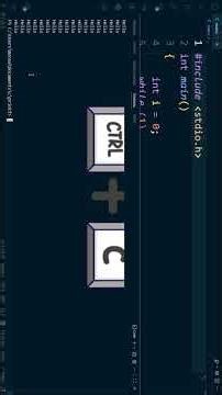 While loop with break in C #programming #clanguage #coding