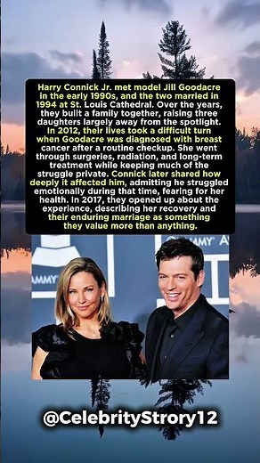 How Harry Connick Jr. and Jill Goodacre Faced Cancer Together. #shorts #celebrity #hollywood