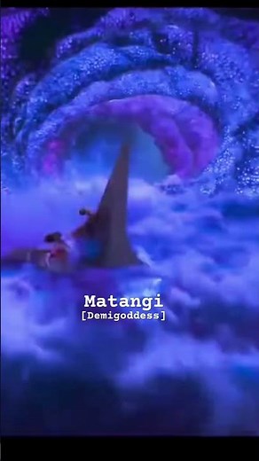 Matangi Demigoddess (bat lady) from Moana 2. #shorts#disney#moana#moana2