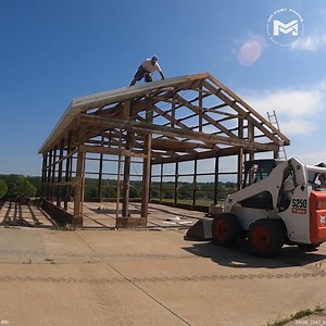 Removing a 39 x 28 Post Frame Building | MR Post Frame