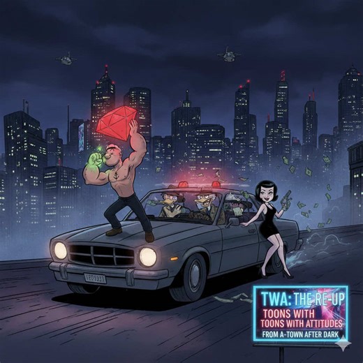 Toons with Attitudes, TWA, The Re-Up, A-Town After Dark, G-Funk 2026, Chopper Rap. You just entered A-Town After Dark. 🌃⚓️ TWA just dropped the anthem of the year. Popeye the Plug got the shipment, OG Quack Stacks on the technicals, and Betty Lush running the streets. Full track