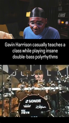 Gavin Harrison making polyrhythms look effortless #drums #musician #impressive
