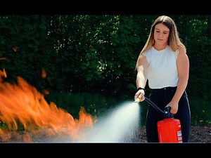 Feuerlöscher Handhabung Training