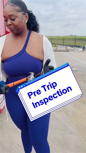 Pre Trip Inspection. #cdl #costal #driver #pretripinspection #18wheeler #truckersoftiktok #trucktok | Latoya Abron