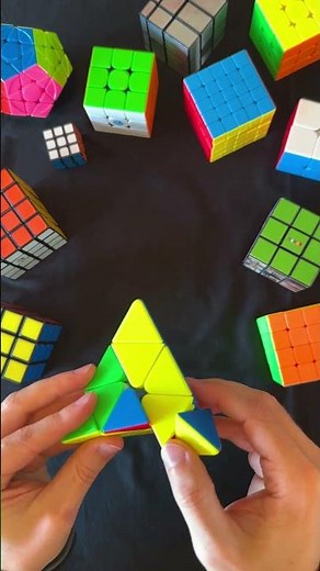 Solving a Pyraminx Puzzle! #puzzlesolving