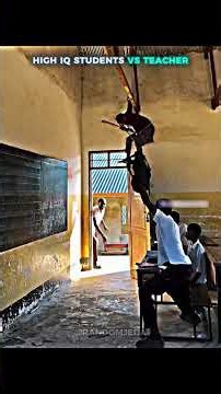 High IQ Students Vs The Last One #students #teacher #shorts #jesus