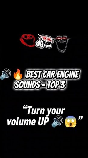 Best Car Engine Sounds in the World 🔊🔥 | Top 3 #lifeisbutadream #automobile #cc