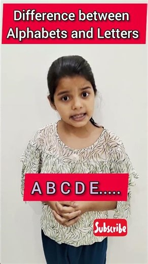 difference between Alphabets and Letters #English Alphabets and Letters