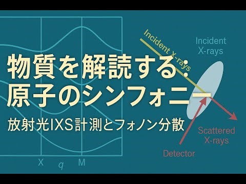 物質を解読する：原子のシンフォニー｜放射光IXS計測とフォノン分散