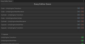 Easy Editor Save | 实用工具 工具 | Unity Asset Store