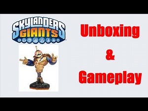 Skylanders Giants Bouncer Unboxing + Gameplay On Nintendo 3DS XL
