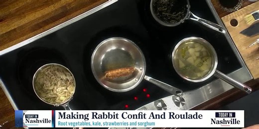 Braised Kale and Poached Turnips with Sumner Food & Wine Festival
