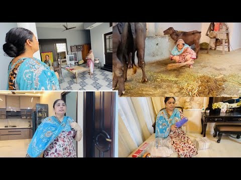 ਮਾਸਟਰ ਜੀ ਨੂੰ ਘਰ ਤੋਂ ਦੂਰ ਰੱਖਣ ਦਾ ਗਿਫਟ 🎁 ਮਿਲ ਗਿਆ // Morning Routine very busy life by Pind Punjab de