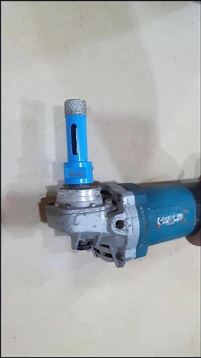 diamond core drill bit for Marble with Angle Grinder #tools