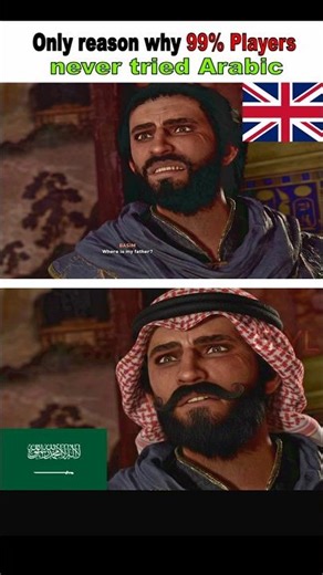 Assassin's Creed Mirage - Arabic version missing Lip Sync #assassinscreed #gaming #ubisoft