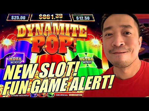 ★NEW SLOT!★ ALL 3 POPPED! MEGA ULTRA JACKPOT BLAST FEATURE! DYNAMITE POP! Slot Machine (EVERI)