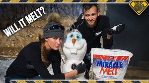 We tried whether ice melt pellets can actually melt