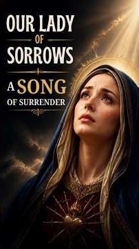 Our Lady of Sorrows | A Song of Surrender & Trust in God | Marian Prayer Song #OurLadyOfSorrows