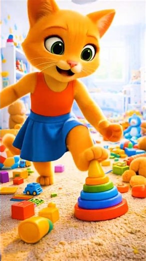 Clean Your Room! 🧸✨ | Lily Learns a Simple Lesson | Cats Family Shorts