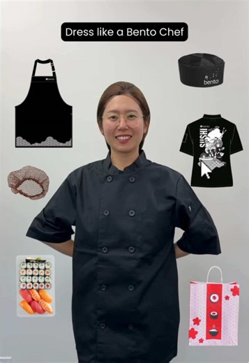 The “new year, new me” arc… but make it Bento Chef edition. 👨‍🍳🍣✨ #BentoTeam #ChefLife #UniformCheck --------------- Le principe du « nouvel an, nouvelle vie »… version chef bento. 👨‍🍳🍣✨