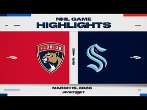 NHL Highlights | Panthers vs. Kraken - March 15, 2026