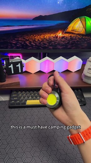 Must have camping gadget #multifunction #keychains #flashlight#bottleopener #tiktokmakemebuyit#coolgadget