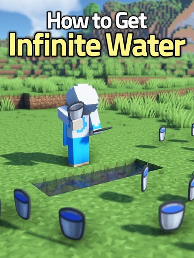 Infinite Water Source Guide in Minecraft