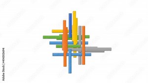 animated videos of rectangles and other shapes move in and out in a smooth, seamless, and neat way