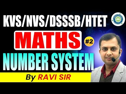 Maths Number System Part-2 | KVS NVS DSSSB HTET | Maths MCQ Series | By Ravi Sir